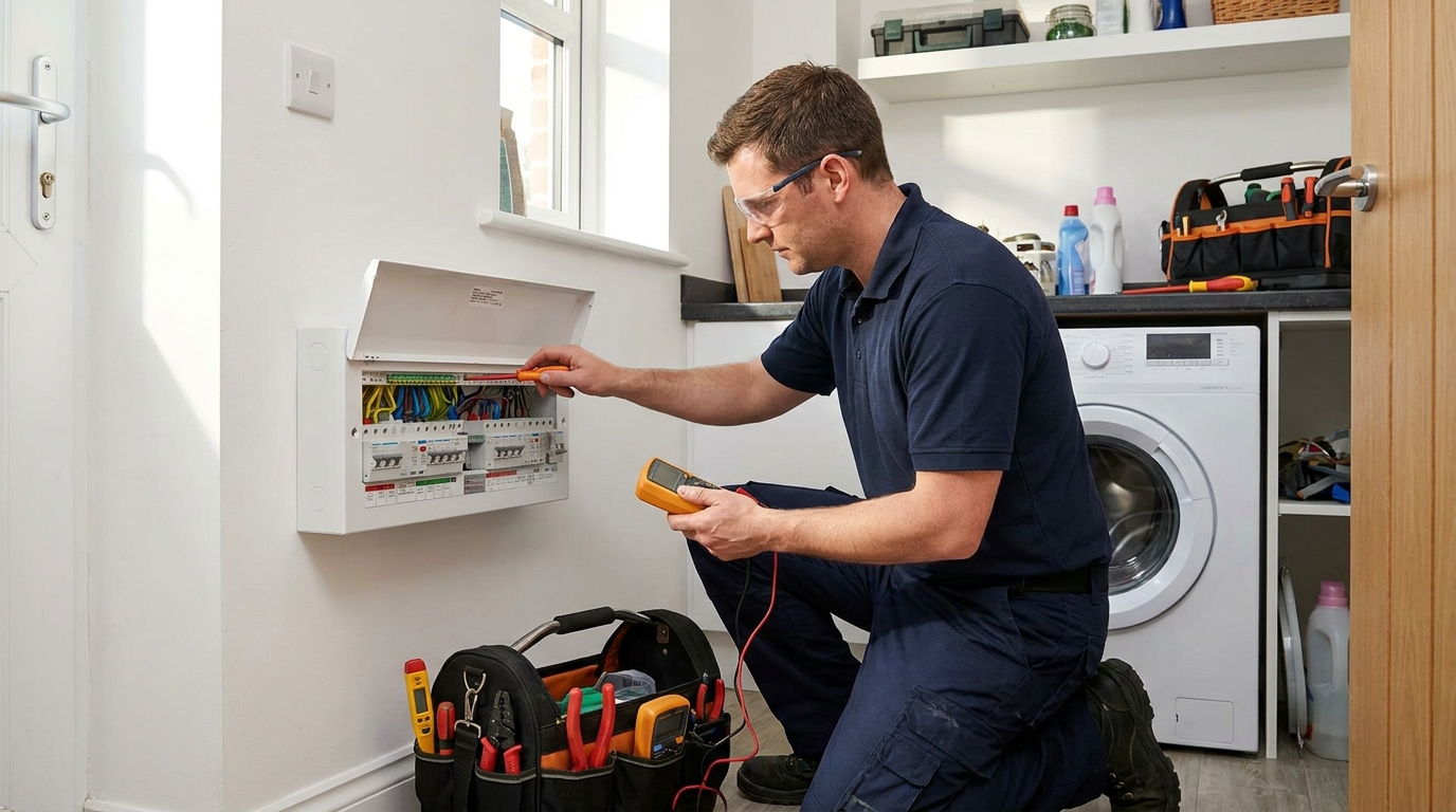 Marc Horton Electrical - professional electrician at work